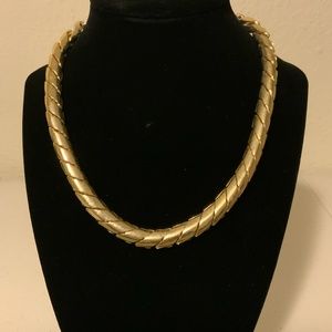 Vintage 1980s Thick Chain Gold Plated